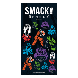 Smack! All Logos Beer Mat